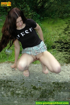 Peeing outside - N