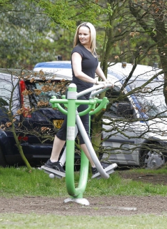 Jennifer Ellison Working Out in Liverpool - N
