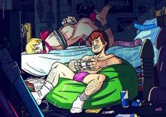 Cartoon dick - N