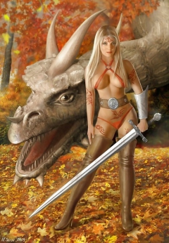 Fantasy Art by Al Serov - N