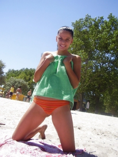 Desi at the Beach - N