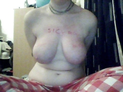 Tied tit humiliated slut - N