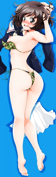 0177 -Cartoon SchoolGirls Art Graphics- School uniform -02- - N