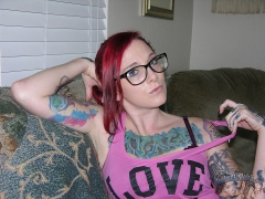 Tattooed Metalhead Babe - N