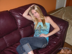 Blonde Amateur Asshole - N