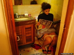Amateurs Milfs and Teens spied on in the toilet - N