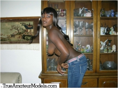 Black Babe Models Nude - N