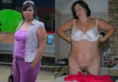 uk SILF from birmingham holly harris dressed undressed - N