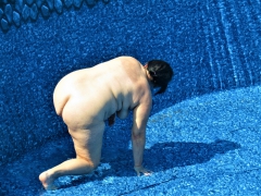 Pig in pool - N