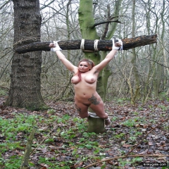 Female Slaves hanging in the air - N