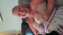 Cum on blonde tits - N
