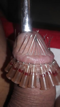 brutal pain cbt insertion bdsm - N