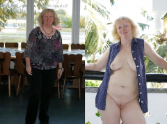 granny shows pussy - N