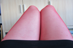 red open tights - N