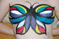 0.0 my sexy best friend painting her tits - N