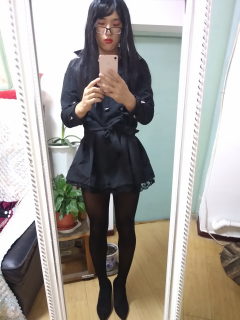 Chinese cross dresser Xiao Zuo takes a selfie - N