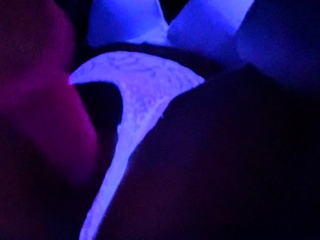 Solo toying her pussy and masturbating