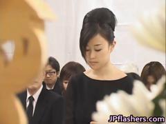 Asian girls go to church half nude part3