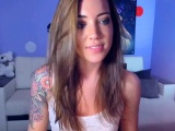 cute teen cam whore strips plays with her pussy