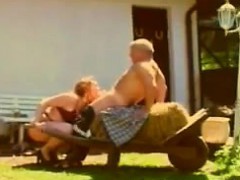 German Couple On A Farm Fucking Outside