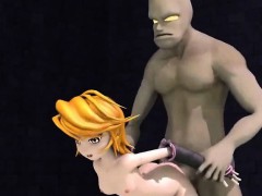 Hentai teenie slut taking a big cock