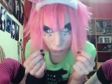 Hot Emo Femboy On Webcam