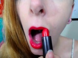 Red Hot Teen Lipstick Fetish