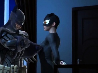 Big dick Batman fucks hot ass Catwoman