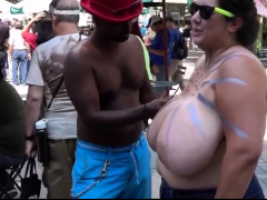 The 2018 NYC GoTopless Day End Of Event At Bryant Park