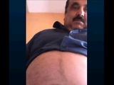 turkish grandpa shows his beautiful cock and balls