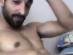 Turkish handsome hunk with big cock cumming