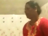 Desi Aunt spied on washing her chubby body