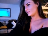 Cute amateur webcam teen girl toying pussy on webcam