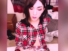 Solo webcam tranny masturbation