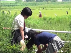 Piss gushing schoolgirls