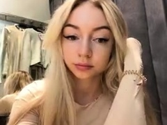 Blonde Teen Solo Masturbating On Webcam