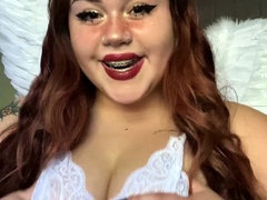 Great Big Boobs On Masturbating Redhead