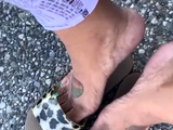 Black Amateur Explore Hot Foot Fetish