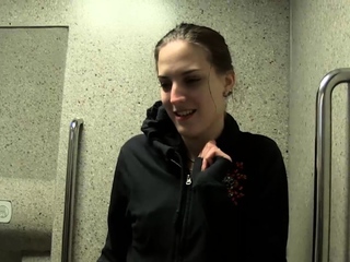 Amateur honey peeing in public