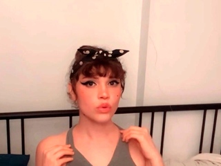 Solo ladyboy masturbation