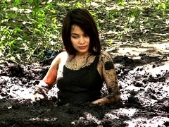 Asian fetish slut cock sucking bukkake facials