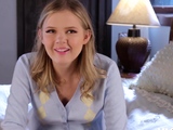 Petite Blonde Coco Lovelock Prepares For Interracial Sex