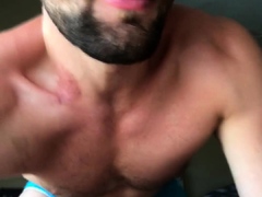 Deep blowjob for gay boy