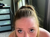 Amateur Blond Give Nice POV Blowjob