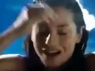 Sexy brunette teen outdoor masturbation