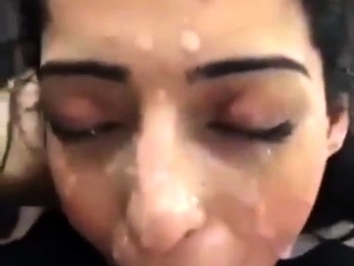 hardcore amateur blowjob and cumshot on the face