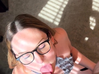 Amateur Blonde Blowjob CIM