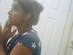 Hiddencam Video Of Desi NRI Bhabhi Doing Skincare Routine