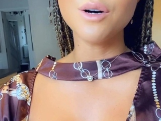 Big boobs milf masturbates with her dildo