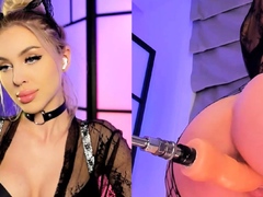 Blonde Dual Cam View By Her Fuck Machine